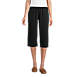 Women's Sport Knit High Rise Elastic Waist Capri Pants, Front