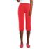 Women's Sport Knit High Rise Elastic Waist Capri Pants, Front