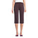 Women's Tall Sport Knit High Rise Elastic Waist Capri Pants, Front