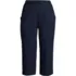 Women's Sport Knit High Rise Elastic Waist Capri Pants, Front