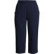 Women's Tall Sport Knit High Rise Elastic Waist Capri Pants, Front