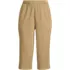 Women's Sport Knit High Rise Elastic Waist Capri Pants, Front