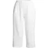 Women's Petite Sport Knit High Rise Elastic Waist Capri Pants, Front