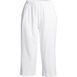 Women's Petite Sport Knit High Rise Elastic Waist Capri Pants, Front
