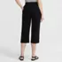 Women's Sport Knit High Rise Elastic Waist Capri Pants, Back