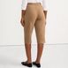 Women's Sport Knit High Rise Elastic Waist Capri Pants, Back