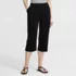Women's Sport Knit High Rise Elastic Waist Capri Pants, Front