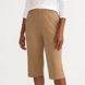 Women's Sport Knit High Rise Elastic Waist Capri Pants