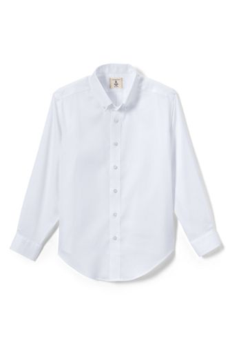 boys white button down dress shirt