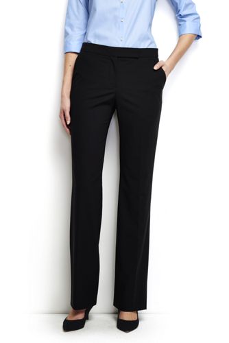 Washable Wool Straight Modern Pants 