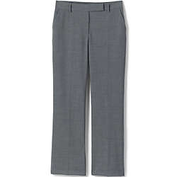 Women's Plus Size Washable Wool Straight Modern Pants, Front