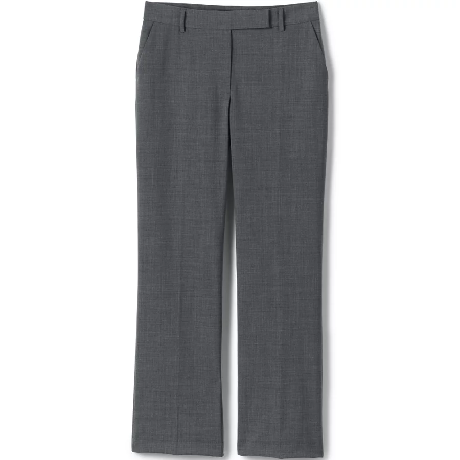 School Uniform Women's Washable Wool Straight Modern Pants