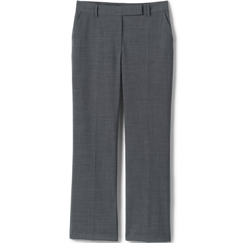 Women's Plus Size Washable Wool Straight Modern Pants