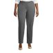 School Uniform Women's Plus Size Washable Wool Straight Modern Pants, Front