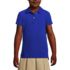 School Uniform Little Girls Short Sleeve Feminine Fit Mesh Polo Shirt, Front
