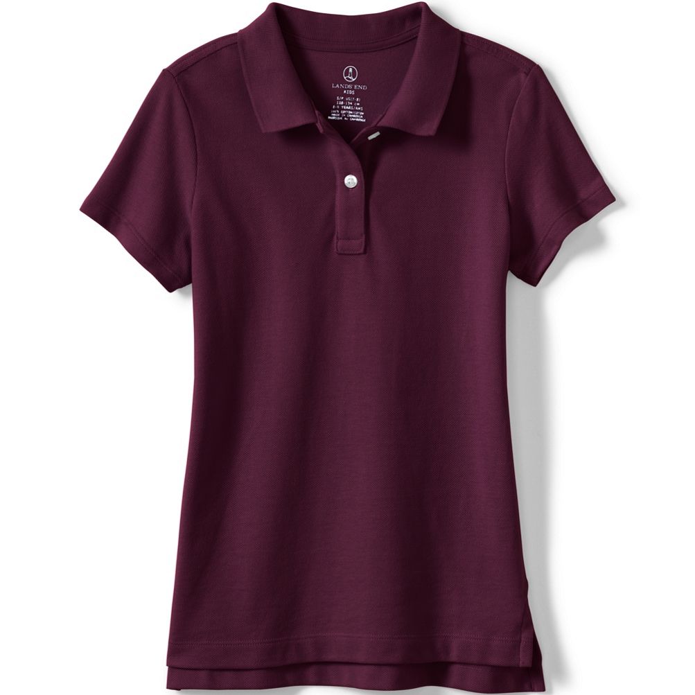 Lands' End School Uniform Women's Short Sleeve Active Gym T-shirt