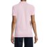 Women's Short Sleeve Feminine Fit Mesh Polo Shirt, Back