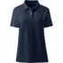 Women's Short Sleeve Feminine Fit Mesh Polo Shirt, Front