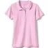 Girls Short Sleeve Feminine Fit Interlock Polo Shirt, Front