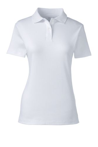 a white polo shirt