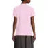 Women's Short Sleeve Feminine Fit Interlock Polo Shirt, Back