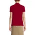 Women's Short Sleeve Feminine Fit Interlock Polo Shirt, Back