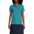Women's Short Sleeve Feminine Fit Interlock Polo Shirt, Front