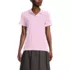 Women's Short Sleeve Feminine Fit Interlock Polo Shirt, Front