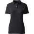 Women's Short Sleeve Feminine Fit Interlock Polo Shirt, Front