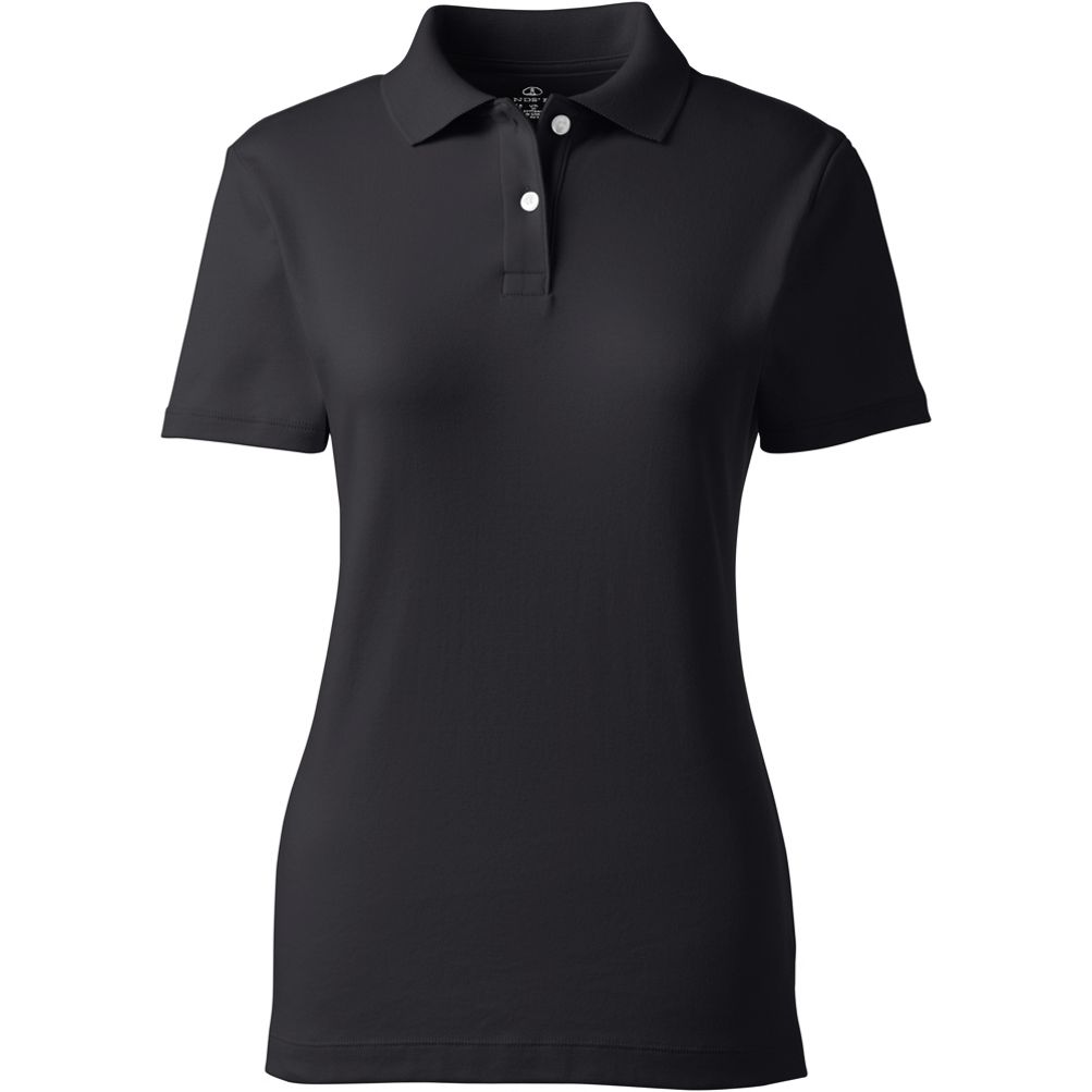 Black polo shirt womens near clearance me