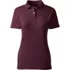 Women's Short Sleeve Feminine Fit Interlock Polo Shirt, Front