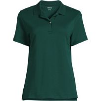 売れ筋商品|||ランズエンド カットソー トップス レディース Women's High Impact Polo Shirt Washed evergreen Women's High Impact Polo | Lands' End