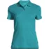 Women's Short Sleeve Feminine Fit Interlock Polo Shirt, Front