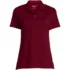 Women's Short Sleeve Feminine Fit Interlock Polo Shirt, Front