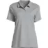 Women's Short Sleeve Feminine Fit Interlock Polo Shirt, Front
