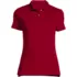 Women's Short Sleeve Feminine Fit Interlock Polo Shirt, Front