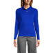 Women's Long Sleeve Feminine Fit Interlock Polo Shirt, Front