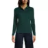 Women's Long Sleeve Feminine Fit Interlock Polo Shirt, Front