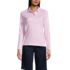 Women's Long Sleeve Feminine Fit Interlock Polo Shirt, Front