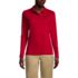 Women's Long Sleeve Feminine Fit Interlock Polo Shirt, Front