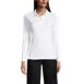 Women's Long Sleeve Feminine Fit Interlock Polo Shirt, Front