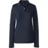 School Uniform Women's Long Sleeve Feminine Fit Interlock Polo Shirt, Front