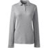 Women's Long Sleeve Feminine Fit Interlock Polo Shirt, Front