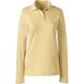 Women's Long Sleeve Feminine Fit Interlock Polo Shirt, Front