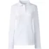 School Uniform Women's Long Sleeve Feminine Fit Interlock Polo Shirt, Front