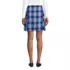 Women's Side Pleat Plaid Skort Above the Knee, Back