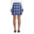 Women's Side Pleat Plaid Skort Above the Knee, Back