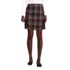 Women's Side Pleat Plaid Skort Above the Knee, Front