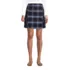 Women's Side Pleat Plaid Skort Above the Knee, Front