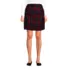 Women's Side Pleat Plaid Skort Above the Knee, Front